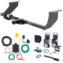 17 - 20 Chevrolet Sonic Hatchback, RS Curt 1-1/4" Class 1 Trailer Tow Hitch + 5-Flat Wiring Kit Tow Boat/Utility Trailer with Surge Brakes 11398