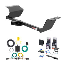 2012 - 2016 Chevrolet Sonic Sedan Curt 1-1/4" Class 1 Trailer Tow Hitch + 5-Flat Wiring Kit Tow Boat/Utility Trailer with Surge Brakes 11240