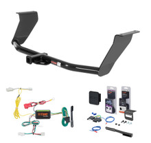 2015 - 2016 Hyundai Genesis Excluding 5.0 Curt 1-1/4" Class 2 Trailer Tow Hitch + 5-Flat Wiring Kit Tow Boat/Utility Trailer with Surge Brakes 12086