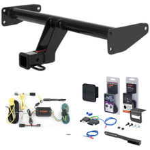 08 - 10 Saturn Vue Curt 2" Class 3 Trailer Tow Hitch + 5-Flat Wiring Kit Tow Boat/Utility Trailer with Surge Brakes 13594