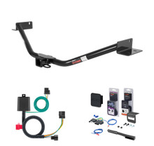 2010 - 2012 Hyundai Santa Fe Curt 2" Class 3 Trailer Tow Hitch + 5-Flat Wiring Kit Tow Boat/Utility Trailer with Surge Brakes 13073-4