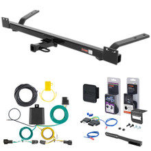 85 - 90 Buick LeSabre Wagon Curt 1-1/4" Class 2 Trailer Tow Hitch + 5-Flat Wiring Kit Tow Boat/Utility Trailer with Surge Brakes 12041