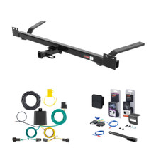 1985 - 1990 Buick LeSabre Wagon Curt 1-1/4" Class 2 Trailer Tow Hitch + 5-Flat Wiring Kit Tow Boat/Utility Trailer with Surge Brakes 12041