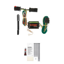 CURT Custom Wiring, 4-Flat, Select Caravan, Grand Caravan, Town and Country, Voyager Trailer Connector Kit