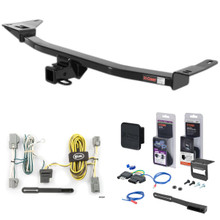 05 - 07 Ford Freestyle Curt 2" Class 3 Trailer Tow Hitch + 5-Flat Wiring Kit Tow Boat/Utility Trailer with Surge Brakes 13542