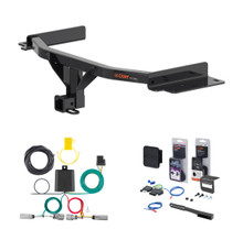 2025 - 2026 Lincoln Aviator Curt 2" Class 3 Trailer Tow Hitch + 5-Flat Wiring Kit Tow Boat/Utility Trailer with Surge Brakes 13438