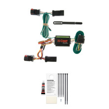 CURT Custom Wiring, 4-Way Flat, Select Caravan, Durango, Town and Country, Voyager Trailer Connector Kit