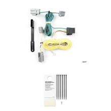 CURT Custom Wiring, 4-Way Flat Output, Select Buick Lucerne, Ford Fiesta Sedan Trailer Connector Kit