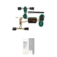 CURT Custom Wiring, 4-Way Flat, Select Honda Passport, Isuzu Rodeo, Sport, Amigo Trailer Connector Kit