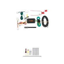 CURT Custom Wiring Harness, 4-Way Flat Output, Select Mazda 2 Hatchback, 5, CX-9 Trailer Connector Kit