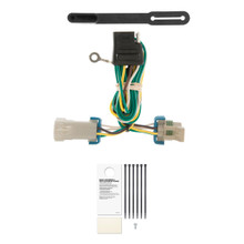 CURT Custom Wiring, 4-Way Flat, Select Chevrolet S-10, GMC Sonoma, Isuzu Hombre Trailer Connector Kit