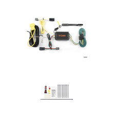 CURT Custom Wiring Harness, 4-Way Flat Output, Select Saturn Vue, Chevrolet Captiva Trailer Connector Kit