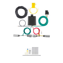 CURT Custom Wiring Harness, 4-Way Flat Output, Select Lincoln Aviator Trailer Connector Kit