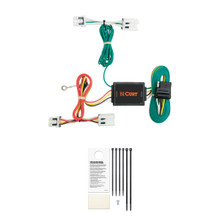 CURT Custom Wiring Harness, 4-Way Flat Output, Select Nissan Juke Trailer Connector Kit