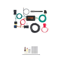 CURT Custom Wiring Harness, 4-Way Flat Output, Select Nissan Versa Trailer Connector Kit