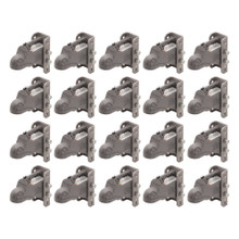 BULLDOG (20-Pack) Adjustable Coupler, 2-5/16 Inch Diameter, Wedge Latch, w/ Coupler Channel, 3 Position Channel, 14,000 lbs. Capacity, Gray