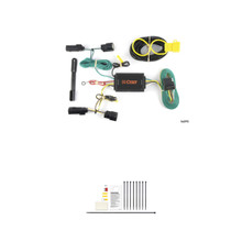 CURT Custom Wiring Harness, 4-Way Flat Output, Select Lincoln MKT Trailer Connector Kit