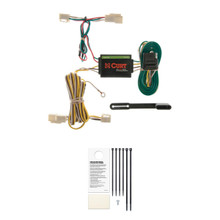 CURT Custom Wiring Harness, 4-Way Flat Output, Select Toyota 4Runner Trailer Connector Kit