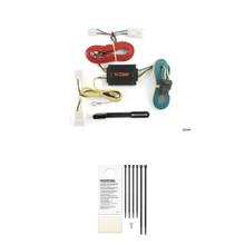 CURT Custom Wiring, 4-Way Flat, Select Hyundai Elantra, Sonata, Kia Optima Sedan Trailer Connector Kit
