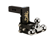 B&W 10K 5" Drop 5.5" Rise ( 1-7/8" , 2-5/16" Balls) Adjustable Ball Mount Hitch For 2" Recievers TS10048BB