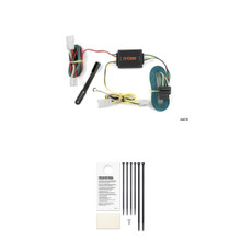CURT Custom Wiring Harness, 4-Way Flat Output, Select Hyundai Santa Fe, Kia Forte Trailer Connector Kit