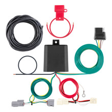 CURT 56460 Vehicle-Side Custom 4-Pin Trailer Wiring Harness, Fits Select Toyota Venza