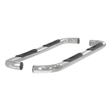 ARIES 3" Round Polished Stainless Side Bars, Select Hummer H3 Step Nerf Bar Kit