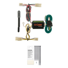 CURT Custom Wiring, 4-Flat, Select Hyundai Santa Fe SUV, Elantra Touring, Kia Rio5 Trailer Connector Kit
