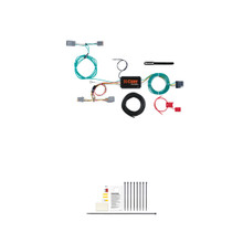 CURT Custom Wiring Harness, 4-Way Flat Output, Select Volvo V60 Trailer Connector Kit