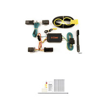 CURT Custom Wiring Harness, 4-Way Flat Output, Select Dodge Durango, Chrysler Aspen Trailer Connector Kit