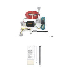 CURT Custom Wiring, 4-Way Flat Output, Select Mitsubishi Montero, Except Sport Trailer Connector Kit