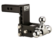B&W 10K 5" Drop 5.5" Rise ( 1-7/8" , 2-5/16" Balls) Adjustable Ball Mount Hitch For 2" Recievers TS10048B
