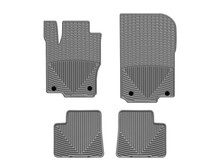 WeatherTech All Weather Floor Mats; Gray; Front and Rear MB X166 G