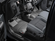 WeatherTech FloorLinerTM DigitalFit; Black; Front; Over The Hump 443291