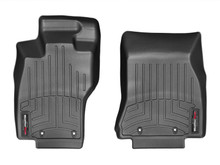 WeatherTech FloorLinerTM DigitalFit; Black; Front 446601