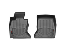 WeatherTech FloorLinerTM DigitalFit; Black; Front 443301