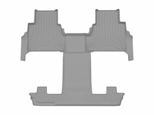 WeatherTech FloorLinerTM DigitalFit; Gray; Rear and Third Row; 1 Piece 4619252