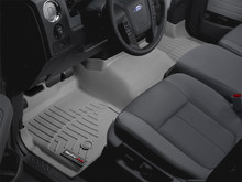 WeatherTech FloorLinerTM DigitalFit; Gray; Front; Over The Hump 464091