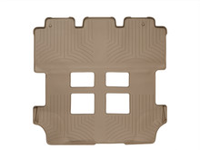 WeatherTech FloorLinerTM DigitalFit; Tan; Rear And Third Row 453412