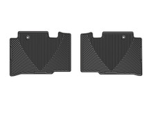 WeatherTech All Weather Floor Mats; Black; Rear W466