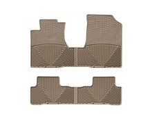 WeatherTech All Weather Floor Mats; Tan; Front and Rear WTHT161162