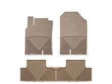 WeatherTech All Weather Floor Mats; Tan; Front and Rear WTHT199197