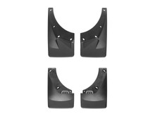 WeatherTech MudFlap No-Drill DigitalFit MudFlap Kit; Black 110008-120012