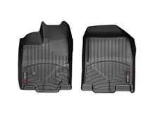 WeatherTech FloorLinerTM DigitalFit; Black; Front 443491