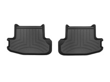 WeatherTech FloorLinerTM DigitalFit; Black; Rear; 2 Pieces 449374