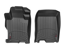 WeatherTech FloorLinerTM DigitalFit; Black; Front 441481
