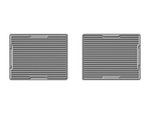 WeatherTech All Weather Floor Mats; Gray; Rear W273GR