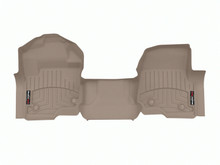 WeatherTech FloorLinerTM DigitalFit; Tan; Front; Over The Hump 4510331