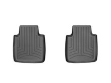 WeatherTech FloorLinerTM DigitalFit; Black; Rear; 2 Pieces 444472