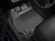 WeatherTech FloorLinerTM DigitalFit; Black; Front 441381